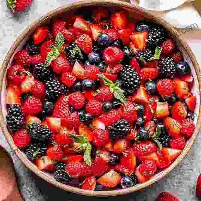 A Bowl Of Fresh Berries, Including Strawberries, Raspberries, Blueberries, And Blackberries Lobsters Bisques And Berries (Modern Mail Order Brides 12)