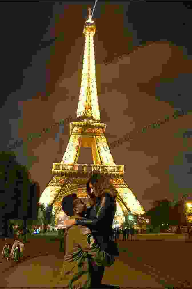 A Couple Embracing In Front Of The Eiffel Tower In Paris RHODES TO ROMANCE (European Contemporary Romance 1)