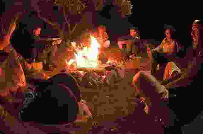 A Group Of People Gathered Around A Campfire, Laughing And Talking Ever Caring: A Sweet Western Rockyview Romance (Family Promises 1)