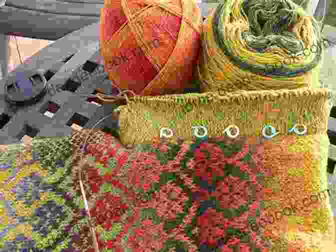 A Knitted Swatch In Fair Isle Stitch, Showing The Colorful, Geometric Patterns Created By Using Multiple Colors Of Yarn. Cozy Pillows: 10 Creative Pattern Stitches To Add Warmth Texture And Style To Your Home (Knit)