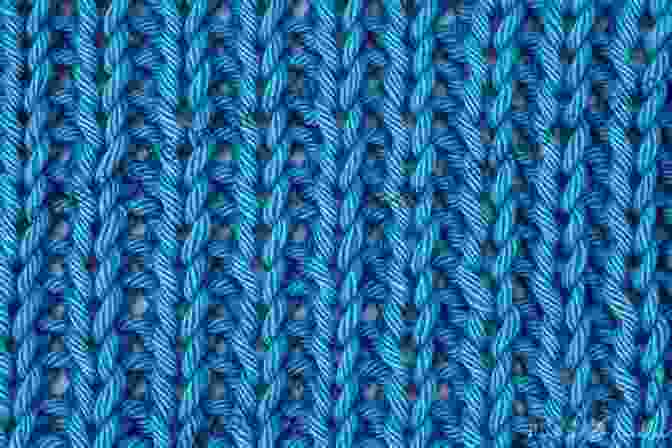 A Knitted Swatch In Rib Stitch, Showing The Alternating Ridges And Valleys Created By Alternating Knit And Purl Stitches. Cozy Pillows: 10 Creative Pattern Stitches To Add Warmth Texture And Style To Your Home (Knit)