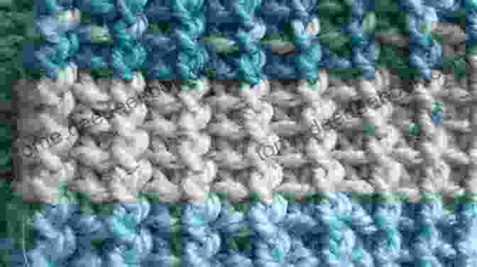 A Knitted Swatch In Tunisian Crochet Stitch, Showing The Thick, Textured Fabric Created By Using A Crochet Hook. Cozy Pillows: 10 Creative Pattern Stitches To Add Warmth Texture And Style To Your Home (Knit)