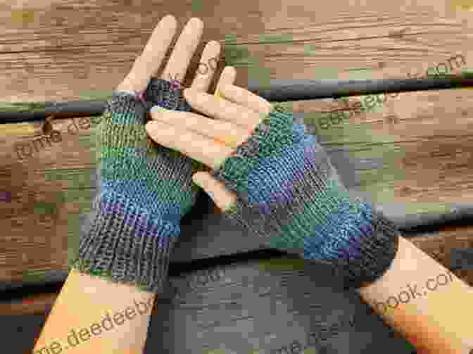 A Pair Of Soft, Knitted Fingerless Mittens In A Gentle Shade Of Gray, Adorned With A Delicate Lace Pattern. Mitten Ideas For Knit Lovers: A Z Guide To Knitting Lovely Mittens