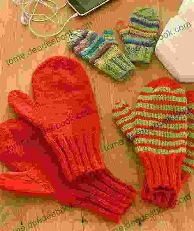 A Pair Of Whimsical Mittens, Knitted In A Bright Shade Of Yellow With A Playful Fox Motif. Mitten Ideas For Knit Lovers: A Z Guide To Knitting Lovely Mittens