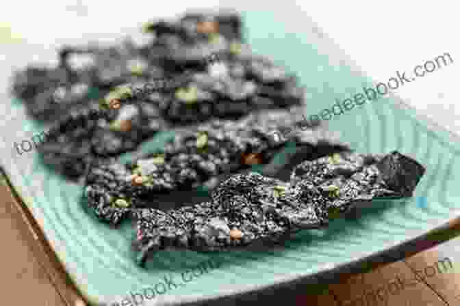 A Photo Of Seaweed Chips, A Crispy Snack Made From Dried Seaweed. The Healthy Snacker S Guide To Japan: A Bite Sized To Getting Slim Detoxing Your Body And Feeling Young Again