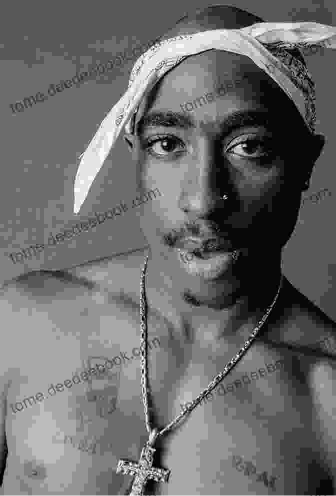 A Portrait Of Tupac Shakur, Looking Pensive With His Head Tilted Slightly To The Side And A Microphone In Hand. The Killing Of Tupac Shakur