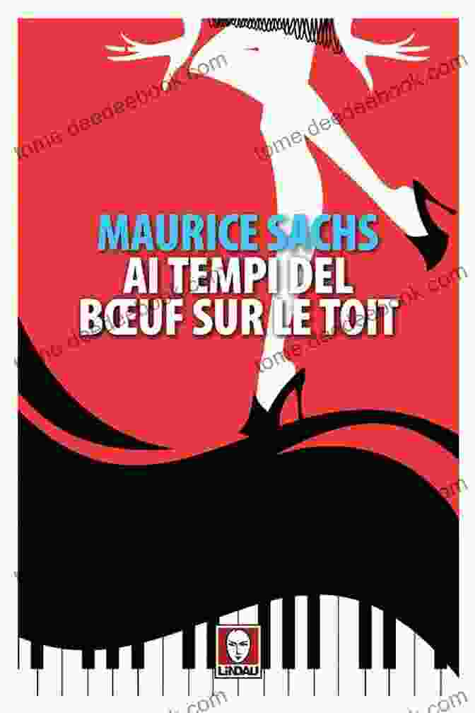 A Vintage Poster For Ai Tempi Del Boeuf Sur Le Toit, Featuring A Vibrant Depiction Of The Club's Interior With Dancing Figures And Live Music. Ai Tempi Del Boeuf Sur Le Toit