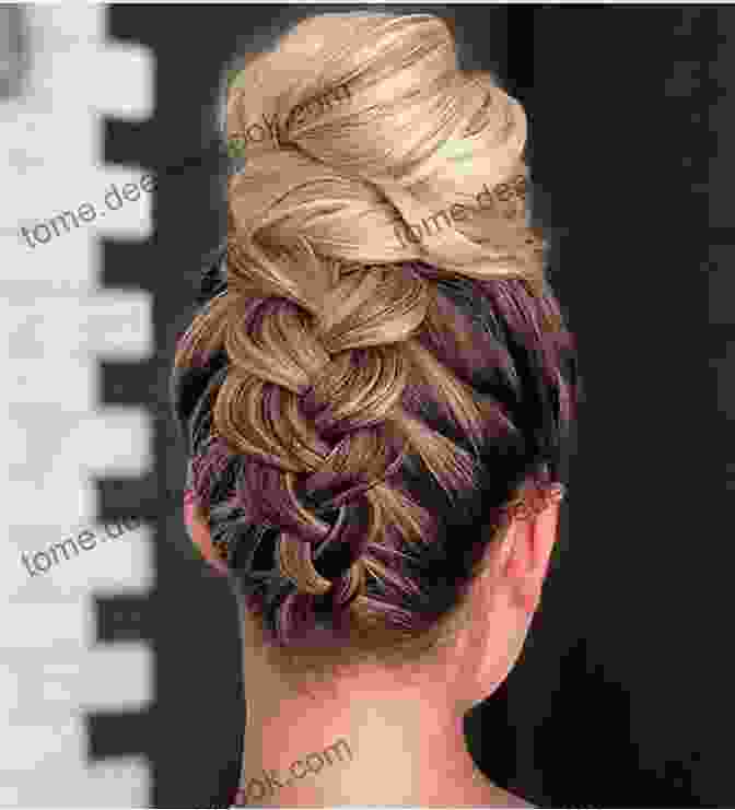 An Elegant Braided Bun Updo For Long Hair. 100 Ways To Be The One Magnificent Elegant Updos For Long Hair To Suit Any Occasion