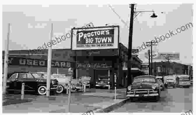 Black And White Photograph Of Texas Avenue, Shreveport's Historic Main Street, Lined With Shops And Businesses Remembering Shreveport: A Photo Scrapbook