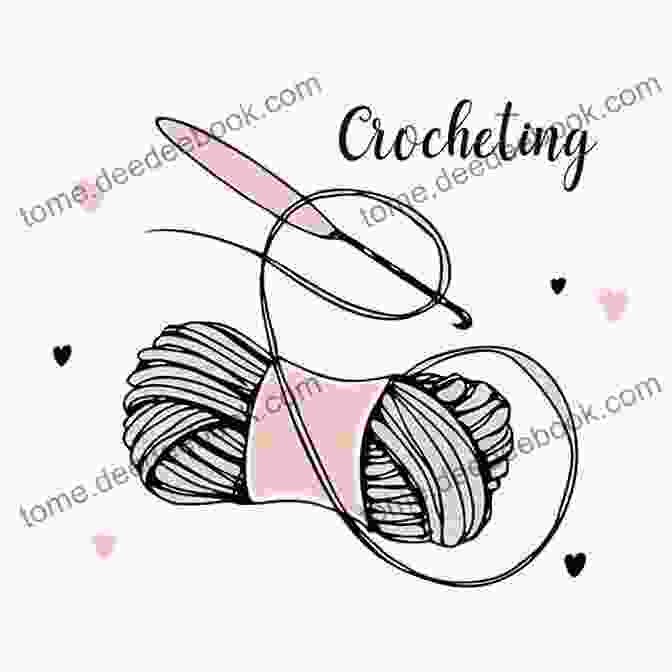 Close Up Of A Crochet Hook Gently Guiding A Delicate Thread Of Yarn, Symbolizing The Intricate Art Of Crocheting. Learn To Crochet Leisure Arts