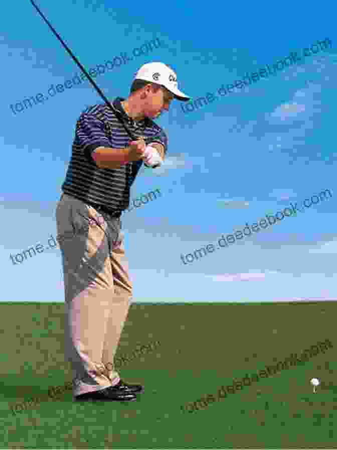 David Toms Takes A Powerful Swing On The Golf Course, With A Picturesque Green And Blue Sky In The Background Northly David Toms