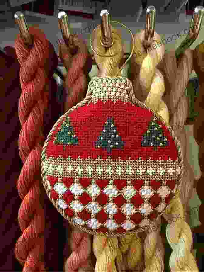 Festive Needlepoint Christmas Ornaments With Intricate Designs And Vibrant Colors To Celebrate The Holiday Season Bargello: 17 Modern Needlepoint Projects For You And Your Home