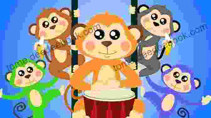 Grey Squirrel And Friends Singing Five Little Monkeys Grey Squirrel (Favorite Children S Songs)