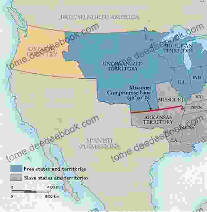 Image Of The Missouri Compromise Map America S Forgotten Constitutions: Defiant Visions Of Power And Community