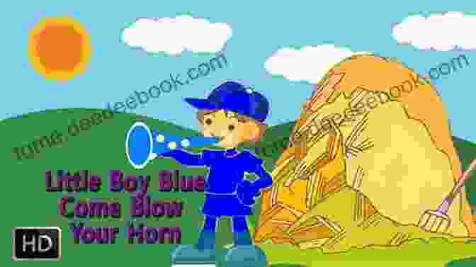 Little Boy Blue Sitting Under A Haystack, Playing His Horn Little Boy Blue (Favorite Mother Goose Rhymes)