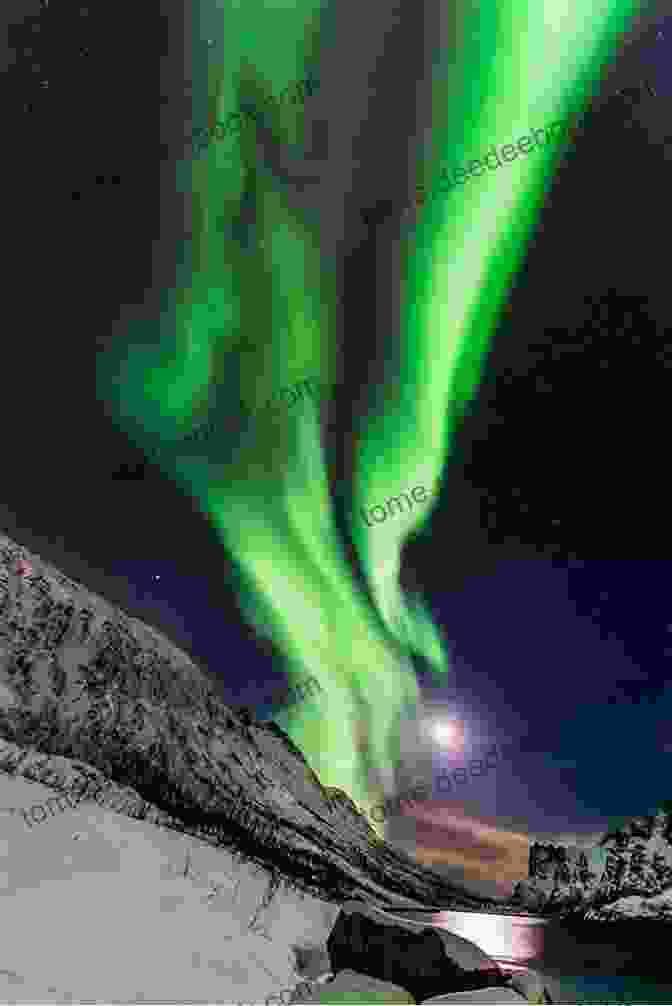 Northern Lights, Iceland: A Mesmerizing Image Of The Aurora Borealis Dancing Across The Night Sky Pam On The Map: Iceland