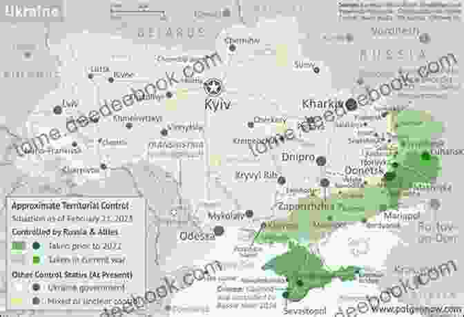 Political Map Of Ukraine Showing The Areas Controlled By The Ukrainian Government And Russian Backed Separatists Aftermath Of The Ukrainian Crisis