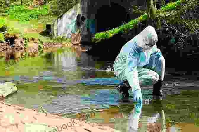 Poppy Harmon Carefully Collects Water Samples From A Contaminated Pool, Her Expression Determined. Poppy Harmon Investigates (A Desert Flowers Mystery 1)