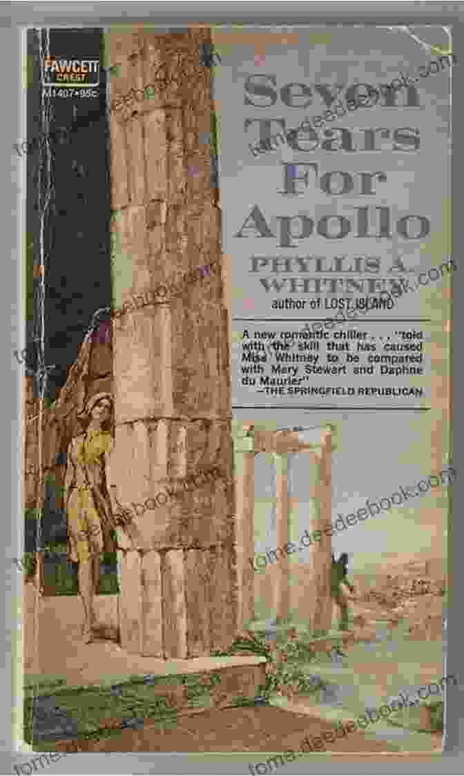 The Cover Of Seven Tears For Apollo By Phyllis Whitney The Phyllis A Whitney Collection Volume Two: Woman Without A Past The Red Carnelian And Feather On The Moon