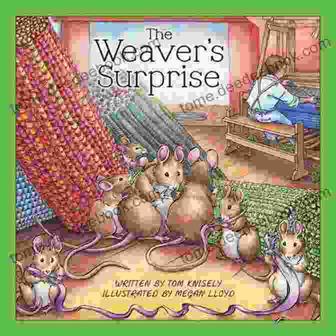 The Weaver Surprise Tapestry By Tom Knisely, Featuring A Central Weaver Surrounded By Intricate Patterns And Vibrant Colors The Weaver S Surprise Tom Knisely