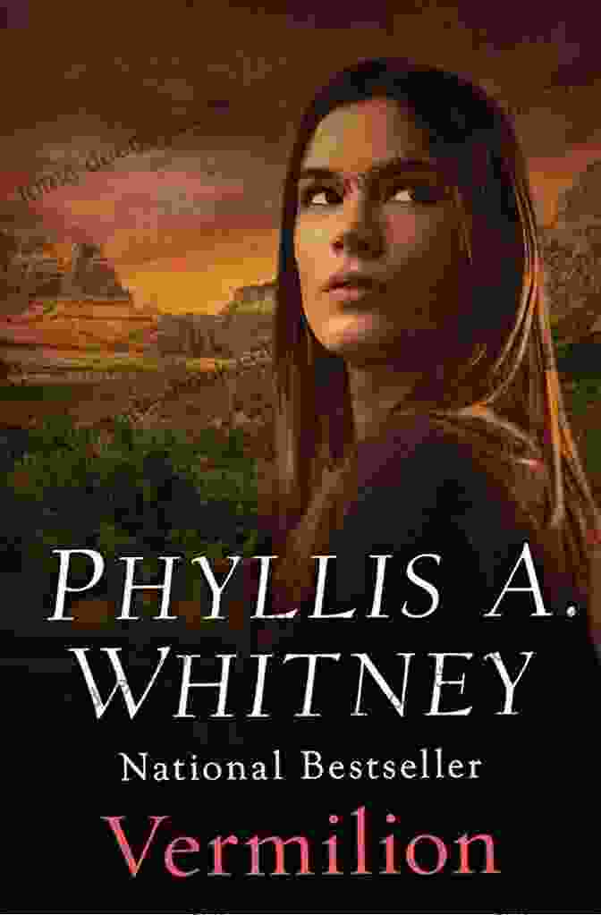 Vermilion By Phyllis Whitney Book Cover Featuring A Woman Standing In A Dark Room Lit By A Single Candle, Her Face Obscured By Shadows Vermilion Phyllis A Whitney