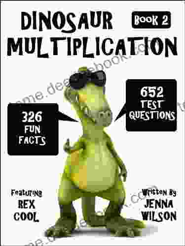 Dinosaur Multiplication Flash Cards Workbook Fun Facts: 2 (Maths Dinosaur Books)