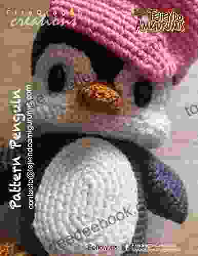 Penguin with beret Amigurumi Pattern: Print copy layout